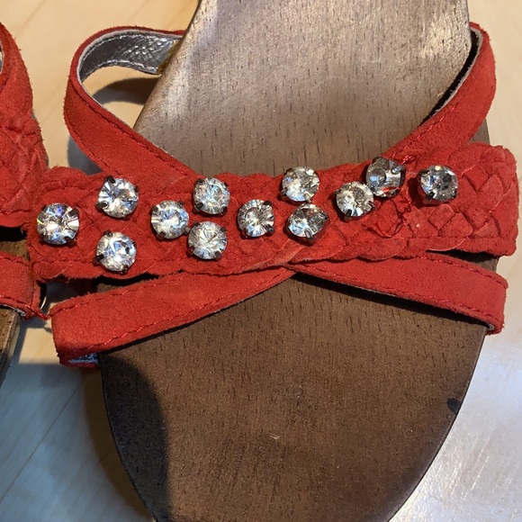 Ladies 2 inch heel sandals - Picture 2 of 6